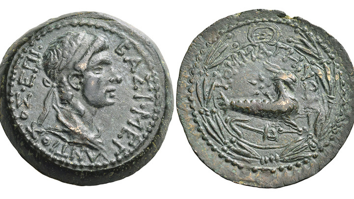 Монета Антиоха IV