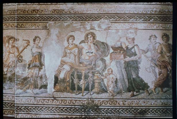 Свадьба Диониса, мозаика, Зевгма II-III век