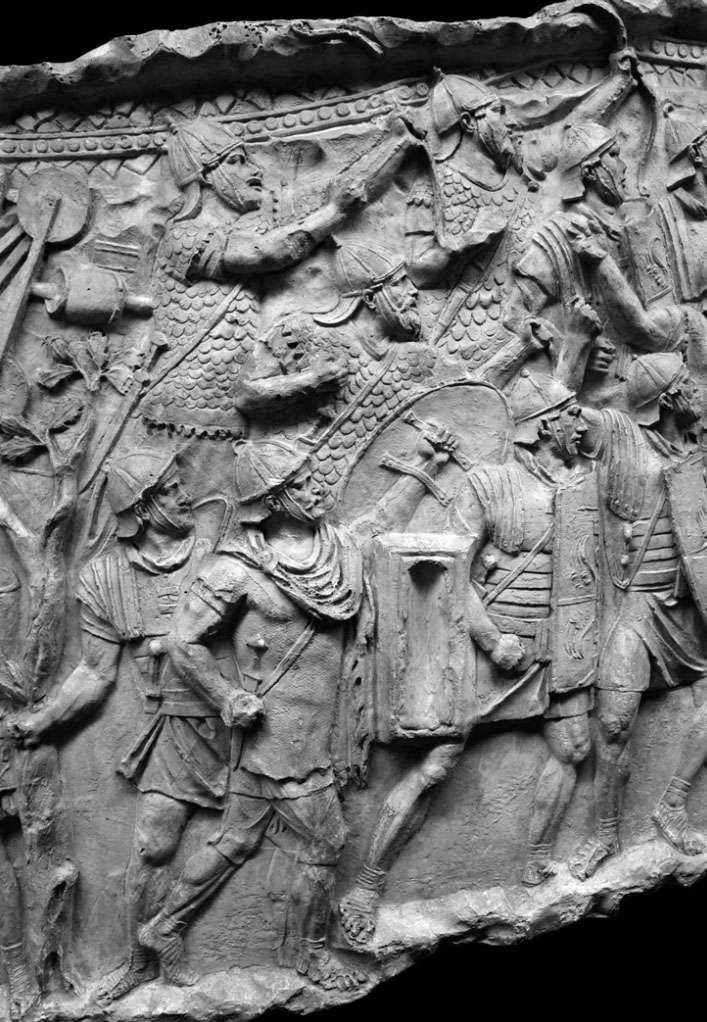 Римское войско, рельеф на колонне Траяна