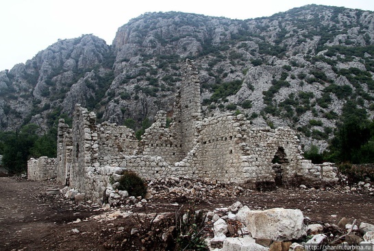 Руины античного города у горы Олимп, Кемер, Турция