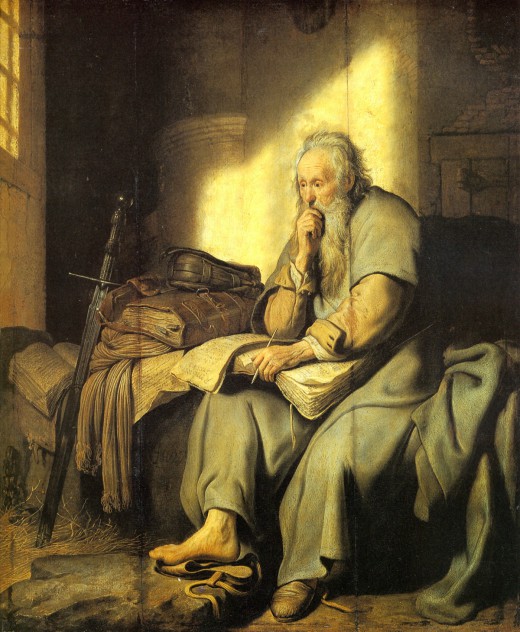 Ап. Павел в Риме перед казнью, Рембрант