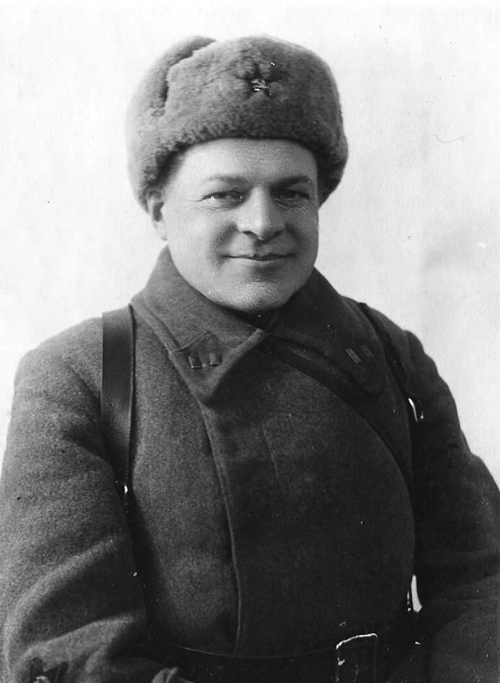 Первый председатель Лебедянского комитета РКСМ А.О. Шахрай. 1942 г.
