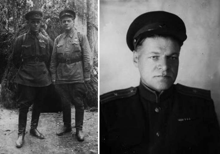 А.О. Шахрай (справа). 1942 г. А.О. Шахрай. 1944 г.