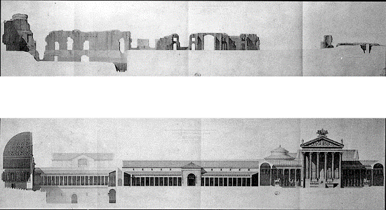 Остатки храма Аполлона Палатинского и его реконструкция, Рим