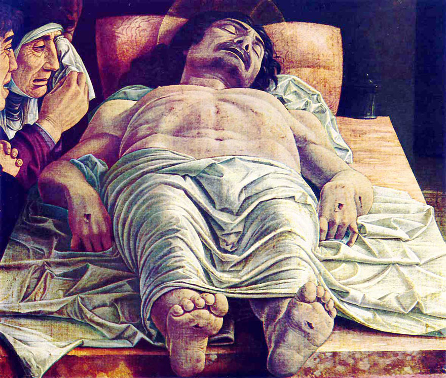 Оплакивание Христа, А. Мантенья (ок. 1480)