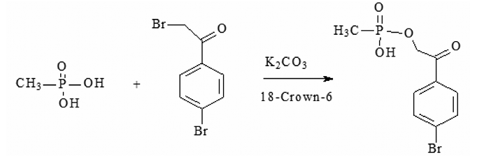 Рис. 3. Реакция дериватизации МФК п-бромфенацил бромидом.